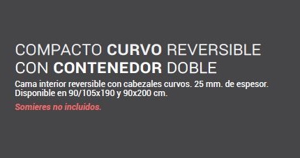 Compacto Curvo Reversible doble