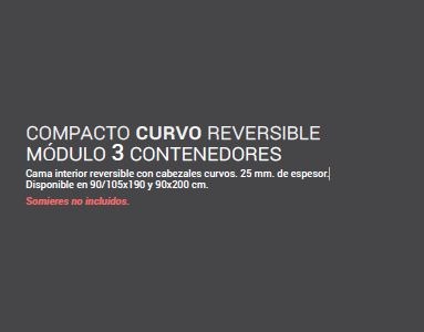 Compacto Curvo Reversible Triple