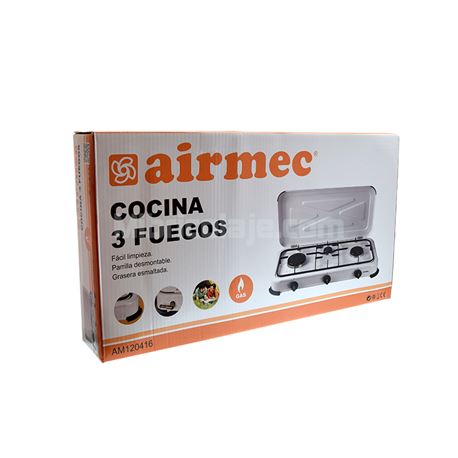 COCINA DE GAS TRES QUEMADORES AIRMEC