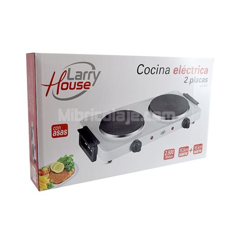 COCINA ELECTRICA CON ASAS DOS FUEGOS 2500W LARRYHOUSE